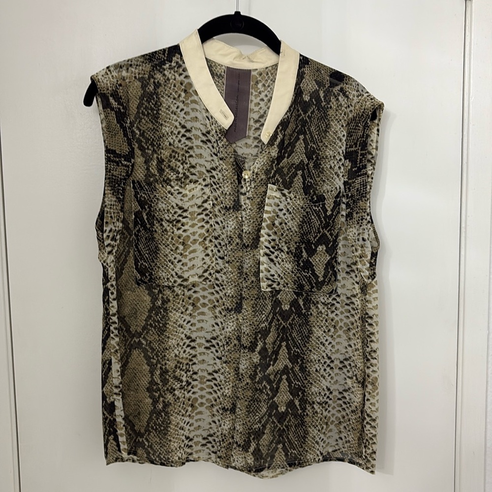 Snake Print Muscle Tank